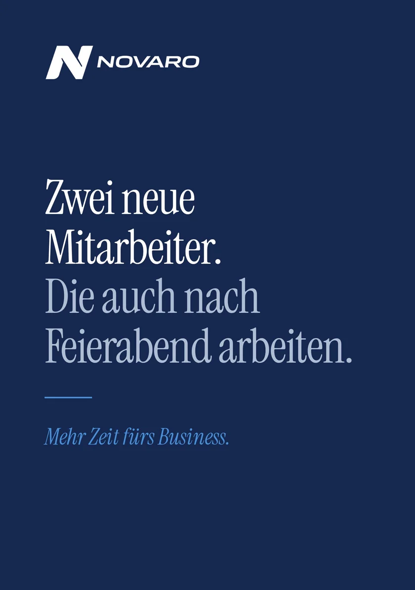 Titelseite: Zwei neue Mitarbeiter. Die auch nach Feierabend arbeiten.